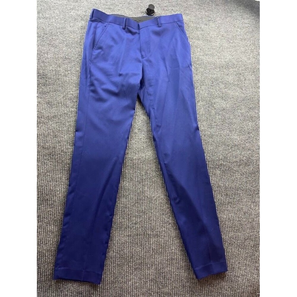 NWT ASOS Men’s 36x32L Blue Suit Pants Slim Fit Dress Trousers Size